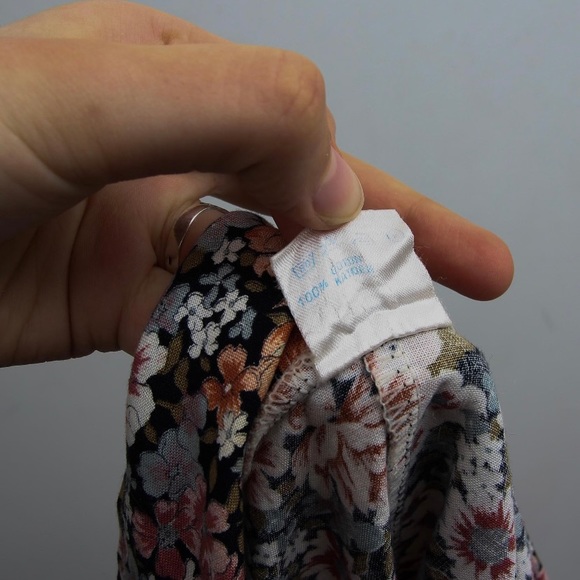 Vintage long floral top - Picture 5 of 6